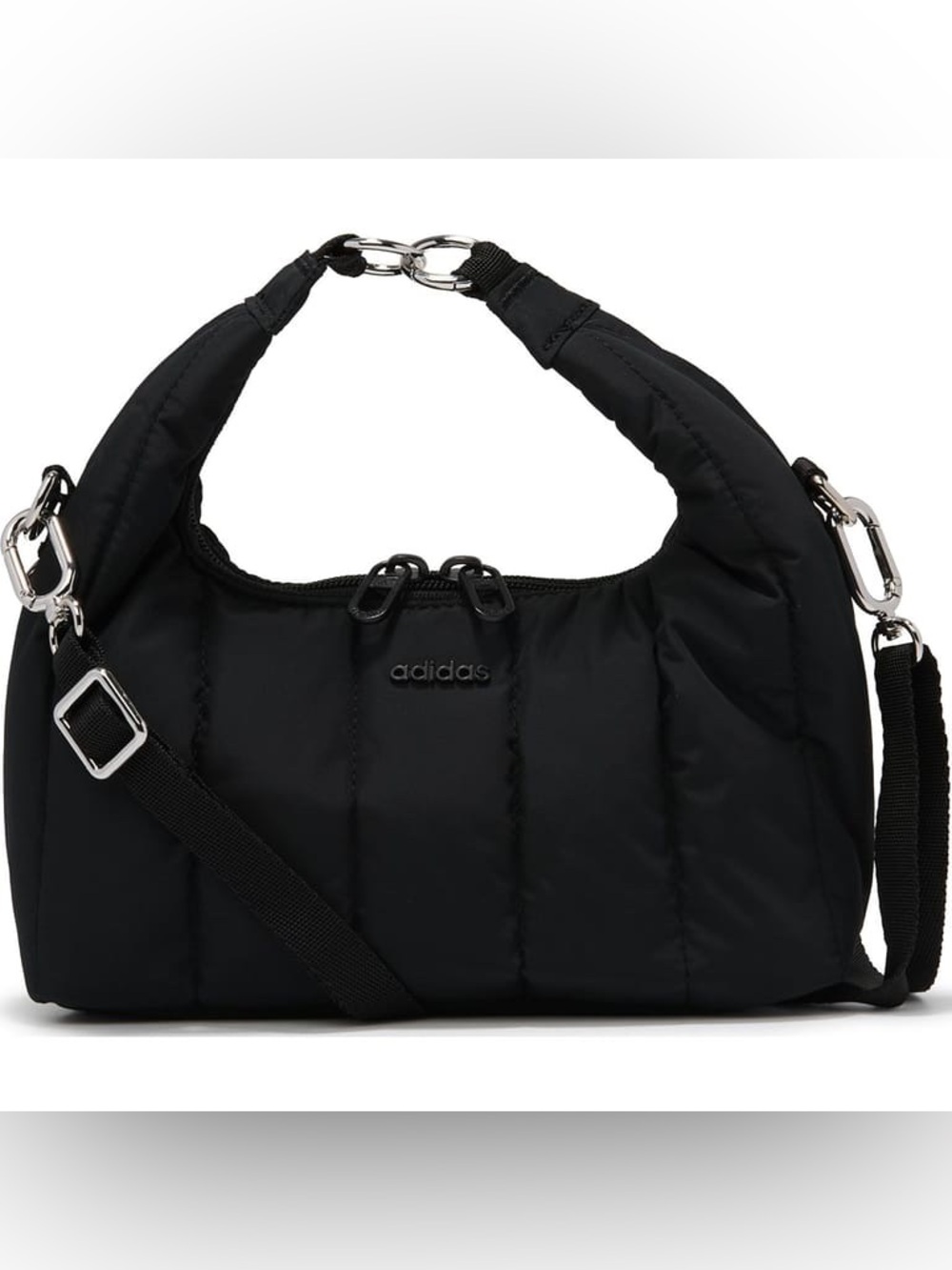 adidas Black Quilted Soft Crossbody